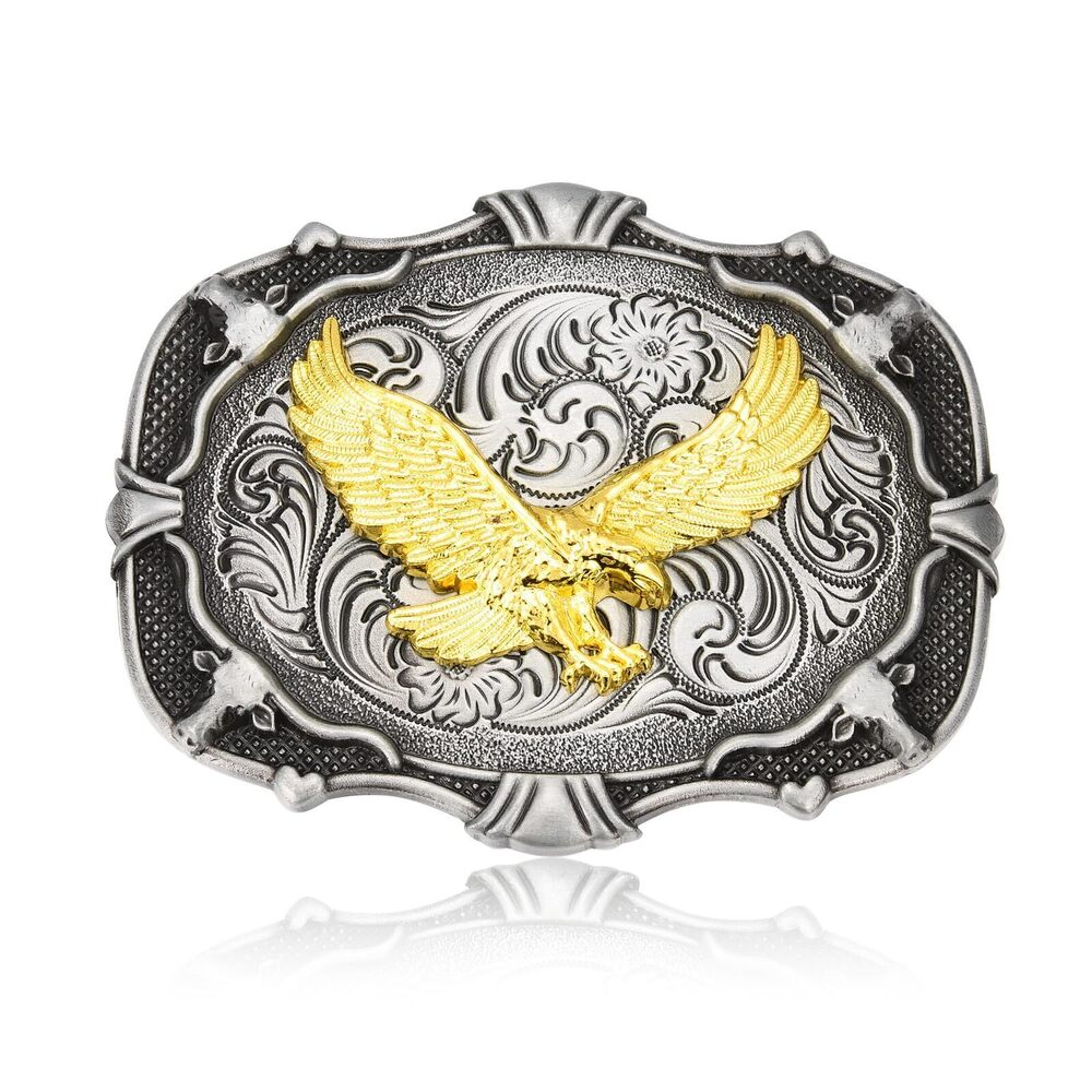 8191 Soaring Eagle Belt Buckle  Western Cowboy Rodeo Large Belt Buckle